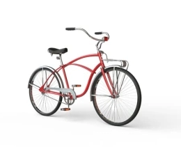 adrium Fahrräder adrium AluVerbund-Bild 60 x 50 cm: Altes rotes Fahrrad(44763575)