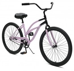 Critical Cycles Fahrräder Critical Cycles 2351 Chatham Strand Cruiser für Damen - Blush Pink, 1-Gang / 26 Zoll