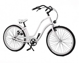 3GBikes Fahrräder Cruiser 26" Lady Basic weiß mit weißen Felgen - Damenrad