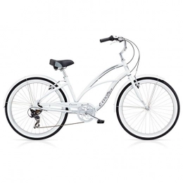 Electra Fahrräder ELECTRA Damen Fahrrad Cruiser Lux 7D Beachcruiser, Weiß, 7 Gang, 26", 539856
