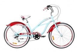 Galano Fahrräder Galano 26 Zoll Beachcruiser Malibu 3 Farben, Farbe:Sky blau