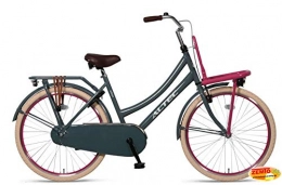 Hooptec Fahrräder Hooptec Urban Mädchenrad Transportfahrrad Grau / Pink 24 Zoll 2019