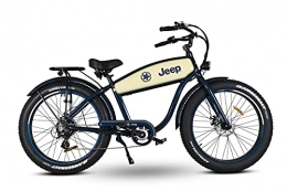 Jeep Cruise E-Bike CR 7005, 26' Laufräder, 7-Gang Shimano Megarange Kettenschaltung, Blue