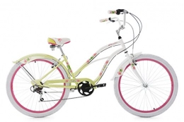 KS Cycling Fahrräder KS Cycling Beachcruiser 26'' Paradiso weiß-grün 6 Gänge RH 42 cm