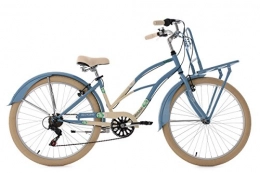 KS Cycling Fahrräder KS Cycling Beachcruiser Cargo Cruiser 26'' Kahuna blau-beige RH 41 cm