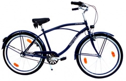 26 Zoll Fahrräder NEUZER Herren Beachcruiser 26 Zoll 3 Gang Shimano dunkelblau StVZO-Ausstattung