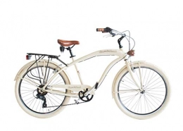 Via Veneto Fahrräder Über Veneto Cruiser, Aluminiumrahmen, 6 Gänge, 26 Räder von Airbici - beige