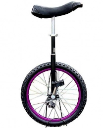 WXX Fahrräder 16 / 18 / 20 / 24 Inch Kids Wheel Einrad Leises Lager Einrad Balance Bike Aluminiumlegierungsräder Outdoor-Heimtrainer Fortgeschrittener Trainer, Lila, 18 inches