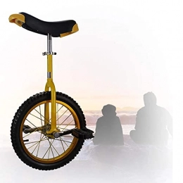 YQG Fahrräder 16 / 18 / 20 / 24 Zoll Rad Einrad, Unisex Freestyle Einrad rutschfeste Butyl Mountain Reifen Balance Radsportübung Für Kinder Und Kleine Erwachsene (Color : Yellow, Size : 20 inch)