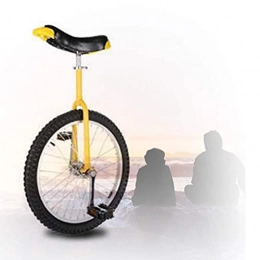 YQG Einräder 16 / 18 / 20 Zoll Rad Einrad, Unisex Freestyle Einrad Verstellbarer Rutschfester Reifen Balance Radfahren Verwendung Für Anf?nger Und Profis (Color : Yellow, Size : 18 inch)