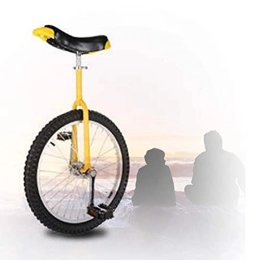 YQG Einräder 16 / 18 / 20 Zoll Rad Einrad, Unisex Freestyle Einrad Verstellbarer Rutschfester Reifen Balance Radfahren Verwendung Für Anf?nger Und Profis (Color : Yellow, Size : 20 inch)
