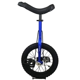 CukyI Fahrräder 16-Zoll-Einrad mit Rahmen aus Aluminiumlegierung, Einrad für Kinder / Jungen / Mädchen, Anfänger, Anfänger, Anfänger, erstes Einrad, bestes Geburtstagsgeschenk, langlebig (16-Zoll-Rad blau)
