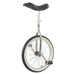 CukyI Fahrräder 20-Zoll-Hochleistungstrainer-Einrad für Erwachsene – Einrad mit großen Rädern für Unisex-Erwachsene / große Kinder / Mutter / Papa, Belastung 150 kg (Farbe: Schwarz + Weiß, Größe: 20 Zoll) Langlebig (S