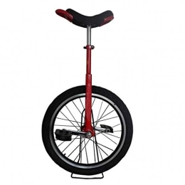 lilizhang Einräder 20 Zoll Radtrainer Unicycle, höhenverstellbare rutschfeste Gebirgsreifenbilanz Radfahren, mit Stand, for Anfängerfachheiten Kinder (Size : Red)