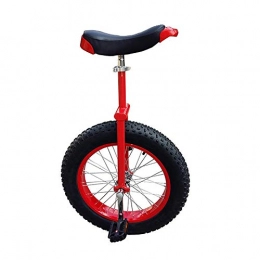 AHAI YU Fahrräder AHAI YU 20-Zoll-Unisex-Einrad für Kinder / Erwachsene, Hochleistungs-Dickes Rad, Stahlrahmen und Legierungsrand, rutschfest, höhenverstellbar