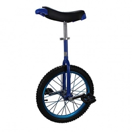 AHAI YU Fahrräder AHAI YU 24 Zoll Rad Erwachsene Unicycle, Kinder / Jugendliche 18 / 20 / 16 Zoll Outdoor-Einräder, Alter 8-15 Jahre alt, mit farbigen Legierungsrand (Color : Blue, Size : 16INCH)