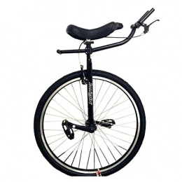 AHAI YU Fahrräder AHAI YU 28-Zoll-klassischer schwarzer schwarzer Trainer-Einrad, großes Rad-Einrad für Unisex / große Leute / große Kinder, Benutzer Höhe 160-195 cm (63 '' - 76.8 ''), mit Handbremse