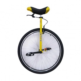 AHAI YU Fahrräder AHAI YU Große gelbe Erwachsene-Einrad mit Bremsen für hohe Leute Höhe 160-195 cm (63"-77"), 28"Skid Mountain Tire, Hochleistungshöhe einstellbares Gleichgewicht Radfahren Fahrräder
