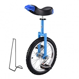 AHAI YU Fahrräder AHAI YU Unicycle-Radfahren für Anfänger / Fachleute, Kinder / Erwachsene / Teenager Outdoor-Übung Fahrrad, mit Ständer, Knapper Reifen, Legierungsrand (Color : Blue, Size : 16INCH)