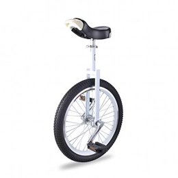 AHAI YU Fahrräder AHAI YU Weißes Unicycle, 16.11.2016 Zoll Single Rad Balance Fahrrad, Jungen Mädchen Kind Unisex Erwachsene Übung Radfahren, höhenverstellbar, Mountain Skidfest Reifen (Size : 16"(40CM))