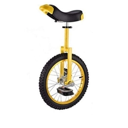 CukyI Einräder Bequemes und verstellbares Sattelrad-Einrad, Aluminiumlegierungsschloss, Trainer-Einrad für Erwachsene – Laufrad-Trainer-Einrad mit extrem leisen Lagern – für Anfänger, Rot, langlebig (Gelb)