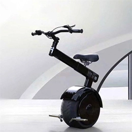 CTO Fahrräder CTO Rollstuhlklappbares selbstausgleichendes elektrisches Einrad, Einrad-Gyroskop-Elektroroller mit schlauchlosem Straßenreifen, Zugstange, 800-W-Nabenmotor, 22 kg Gewicht, Schwarz, 50km