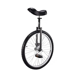 CukyI Fahrräder CukyI 24-Zoll-Einrad für große Kinder / Erwachsene, verstellbares Outdoor-Einrad mit robustem Stahlrahmen und Leichtmetallfelgenrad, bestes Geburtstagsgeschenk, langlebig (schwarz)