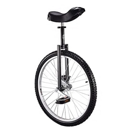 CukyI Einräder CukyI Einrad, professionelles Unisex-Freestyle-Einrad, 24 Zoll Dicker Manganstahlrahmen für Kinder und Erwachsene, langlebig (schwarz)