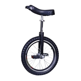CukyI Fahrräder CukyI Schwarzes Unisex-Einrad für Kinder / Erwachsene, 16 Zoll / 18 Zoll / 20 Zoll rutschfestes Rad, für Outdoor-Sport-Fitness, Berg-Balance-Radfahren (Größe: 16 Zoll), langlebig (20 Zoll)