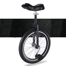 SSZY Fahrräder Einrad 20 Zoll Grünes Einrad, für Erwachsene / Große Kinder / Profis, 16 / 18 Zoll Balance-Fahrräder, Rutschfestes Dämpfungsrad, Release-Spaß-Übung (Color : Black, Size : 20inch)
