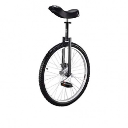 MMRLY Fahrräder Einrad 24" Rad Traine Einstellbare Skidproof Reifen Gleichgewicht Radsport für Erwachsenen Übung Kinder Competitive Unicyclesuitable für Höhe von 1, 75 Metern und mehr, Schwarz