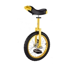  Fahrräder Einrad Balance Mountain Übungsrad Einrad Einfach Verstellbarer Sitz Trainingsstil Radfahren Outdoor Sport (Gelb)