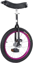 VEMMIO Einräder Einrad-Bergreifen-Selbstausgleichsübung, Outdoor-Sport- und Fitnessübung, geeignet for Erwachsene / Junge Erwachsene Außenbereich (Color : Purple, Size : 20inch)