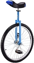  Fahrräder Einrad Fahrrad Einrad 24" / 20" / 18" / 16" Rad Einrad für Kinder / Erwachsene, Blau Balance Cycling Bikes Fahrrad mit verstellbarem Sitz (Blue 24 Inch Wheel)