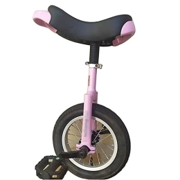  Einräder Einrad für 12-Zoll-Rad 25 cm rosa Einrad mit auslaufsicherem Butylkautschukreifen für Outdoor-Sport-Fitness (Color : Pink, Size : 12Inch) Langlebig (Pink 12Inch)