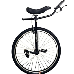 CukyI Fahrräder Einrad für Erwachsene mit Bremsen und Lenker, 28-Zoll-Einrad für große Menschen mit einer Körpergröße von 160–195 cm (63–77 Zoll), extra großes schwarzes Einrad, Belastung 150 kg / 330 lbs (Farbe: