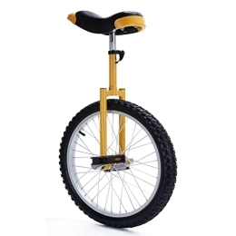  Fahrräder Einrad für Kinder, Anfänger, 20 / 18 / 16-Zoll-Rad, Einrad-Monorad-Reifen, Berg-Einrad für Erwachsene, Teenager, Jugend, Lasten 220 lbs (Color : Yellow, Size : 16inch)