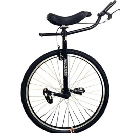 HWF Fahrräder Einrad Kinder Heavy Duty Erwachsene Einrad für Große Menschen Größe Von 160-195 cm (63"-77"), 28-Zoll-Rad, Extra Großes Schwarzes Einrad, Last 150kg / 330Lbs (Color : Black, Size : 28 inch)