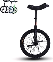 ERmoda Einräder Einrad mit Rädern for 12-jährige Kinder / Jungen / Jugendliche, geeignet for das 20-Zoll-Einrad von Erwachsenen / Männern / Vätern (Color : Black, Size : 20inch)