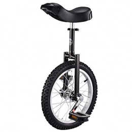 Einrad Fahrräder Einrad Radfahren mit Einradständer, Heavy Duty Erwachsene, Draussen Sport Fitness Übung Fahrrad, Laden Sie 150 Kg (Color : Black, Size : 16inch)