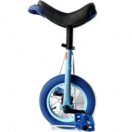 GJZhuan Einräder GJZhuan 12" Einrder for Kinder, Ergonomischer Sattel for die Balance Radfahren bung Anfnger Lernen Fun Unicycle for Kinder / Jungen / Mdchen (Color : Blue)