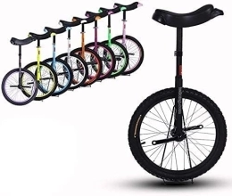 ERmoda Fahrräder GYJ Einrad, Fahrrad, Bewegung im Freien, Fitness, Kindergesundheit, Balance, Spaß beim Radfahren, Fitness, verstellbare Sitze HY (Color : Black, Size : 18 Inch)