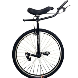 CukyI Fahrräder Hochleistungs-Einrad für Erwachsene für große Menschen mit Einer Körpergröße von 160–195 cm (63–77 Zoll), 28-Zoll-Rad, extra großes schwarzes Einrad, Belastung 150 kg / 330 lbs (Farbe: Schwarz, Grö