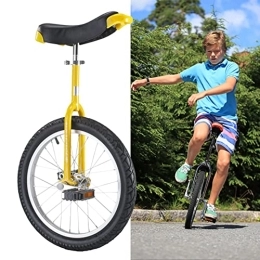 HWBB Fahrräder HWBB Einrad 24 Zoll Rad Einrad mit Rutschfestem Reifen & Alufelge, Große Menschen Erwachsene im Freien Sport Einrad Einräder, Belastung 150kg / 330lbs (Color : Yellow)