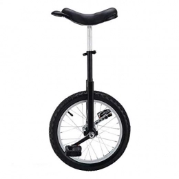 HWLL Fahrräder HWLL Einräder 16 Zoll Rad Einrad, Auslaufsicherer Butylradreifen, Kinder Einrad für Kinder Übung Spaß Fitness, (Color : Black)