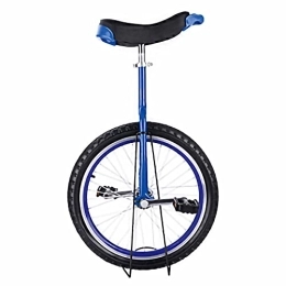 HXFENA Fahrräder HXFENA Einrad, Verstellbar Skidproof Mountain Tire Balance Radfahren ÜBung Ein Fahrrad mit Einem Einzigen Rad FüR Akrobaten Kinder AnfäNger / 16 Inches / Blue