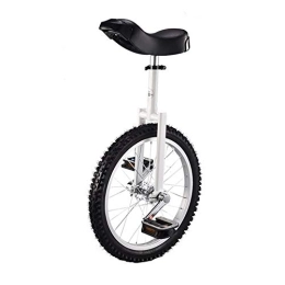 JLXJ Fahrräder JLXJ Einrad Großes Kind Einrad Fahrrad, 46cm Rutschfestes Rad, Outdoor-Sportübung Balance Radfahren, für Höhe: 140-165cm (Color : White)