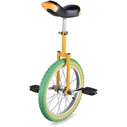 JYKCBP Fahrräder JYKCBP 18 Zoll Felgen-Einrad, Uni-Cycle-Fahrrad Mit Griffen, Outdoor-Großrad-Einrad Mit Fettem Reifen Und Verstellbarem Sattel, Geeignet Für Fitness-Enthusiasten (Farbreifen)