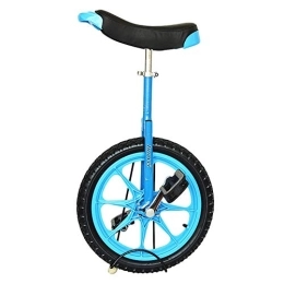 Generic Fahrräder Kinder-Einrad mit 16-Zoll-Rad, bequemem Sattelsitz und Gummi-Bergreifen für Gleichgewichtsübungen, Straßen- und Straßenradfahren