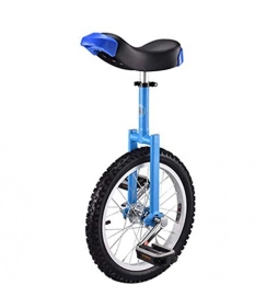 EEKUY Fahrräder Kinder Erwachsene Einrad, Hhenverstellbarer Skidproof Gleichgewicht Radfahren bung Fahrrad-Can-Br 150Kg, Blau, 16 inch